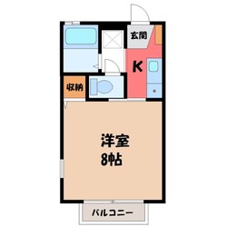 小山駅 徒歩21分 2階の物件間取画像